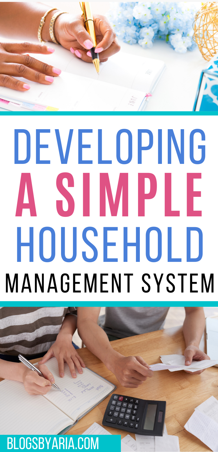 developing a simple household management system