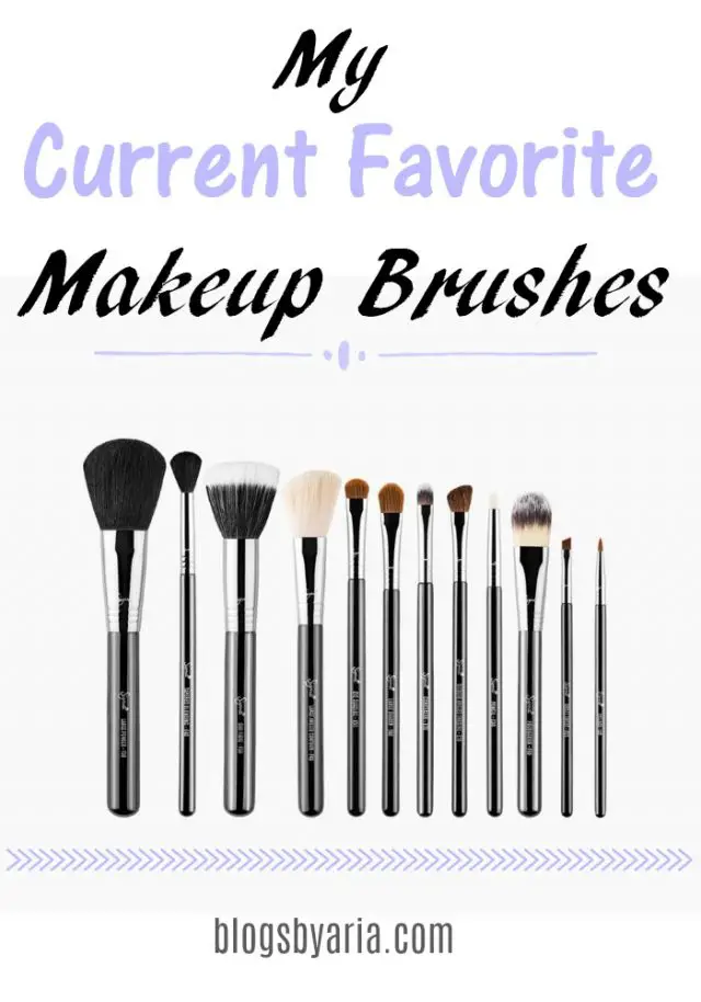 My Current Favorite Makeup Brushes