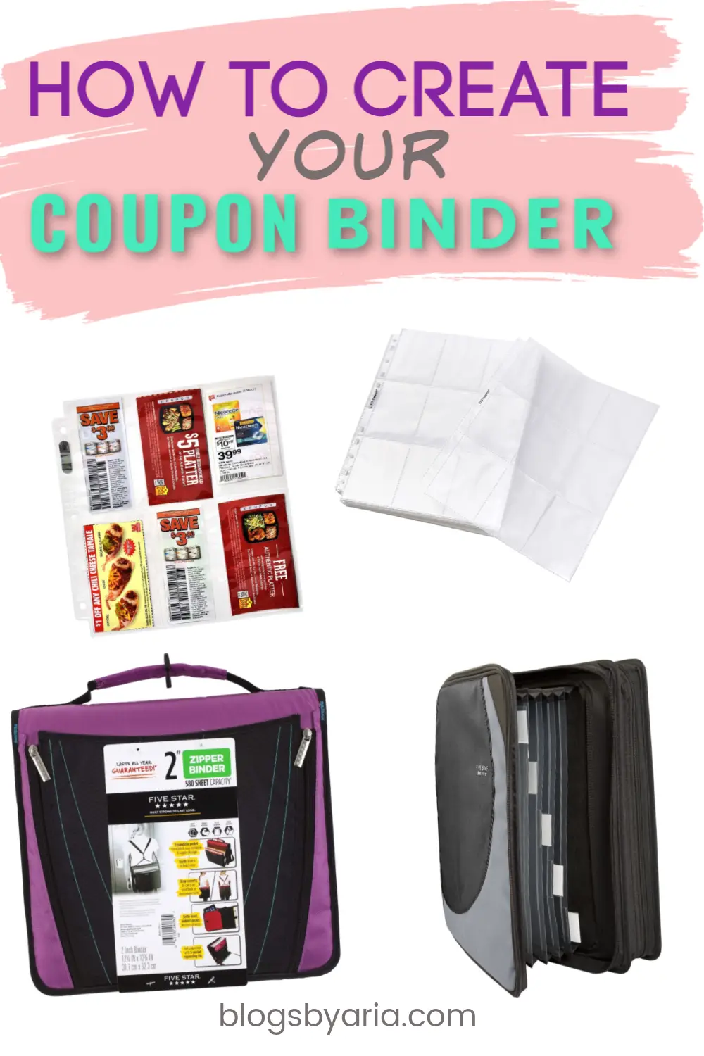 how to create your coupon binder