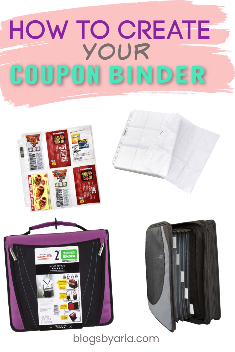 how to create your coupon binder