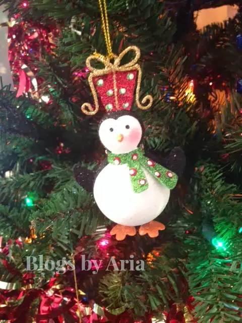 Pier 1 Sparkly Penguin Ornament