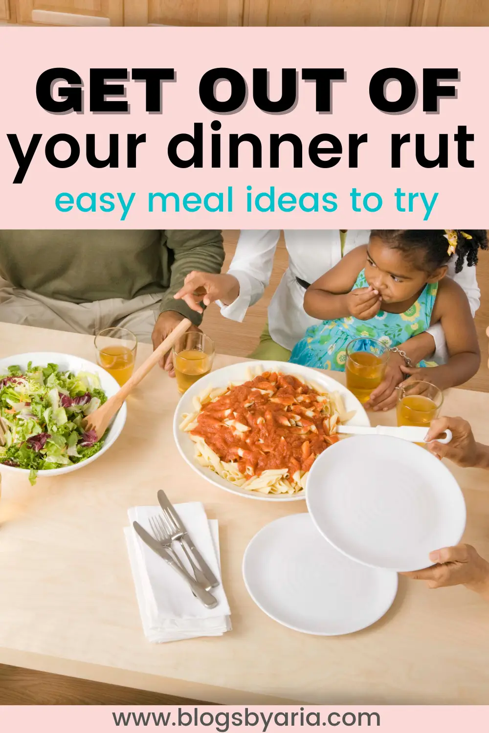 family eating dinner together easy meal ideas for dinner
