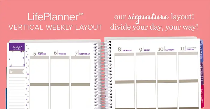 vertical life planner