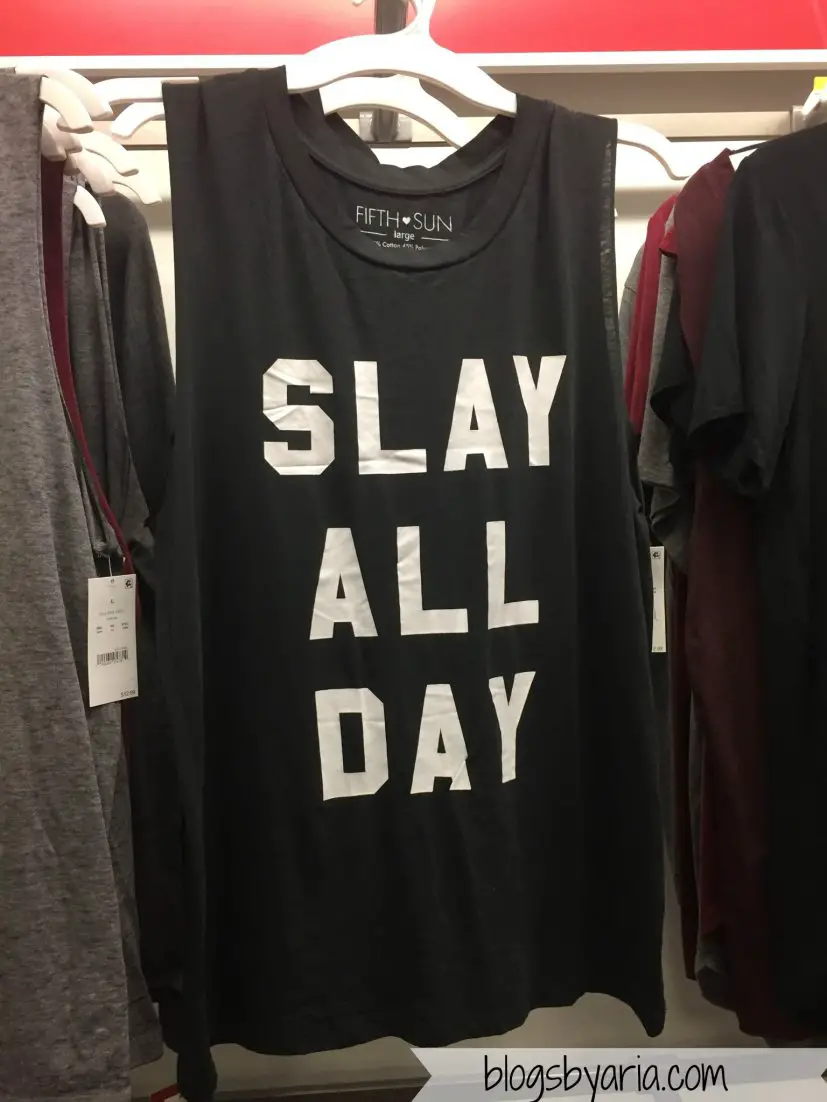 Slay All Day Muscle Tank Charcoal Gray - Fifth Sun