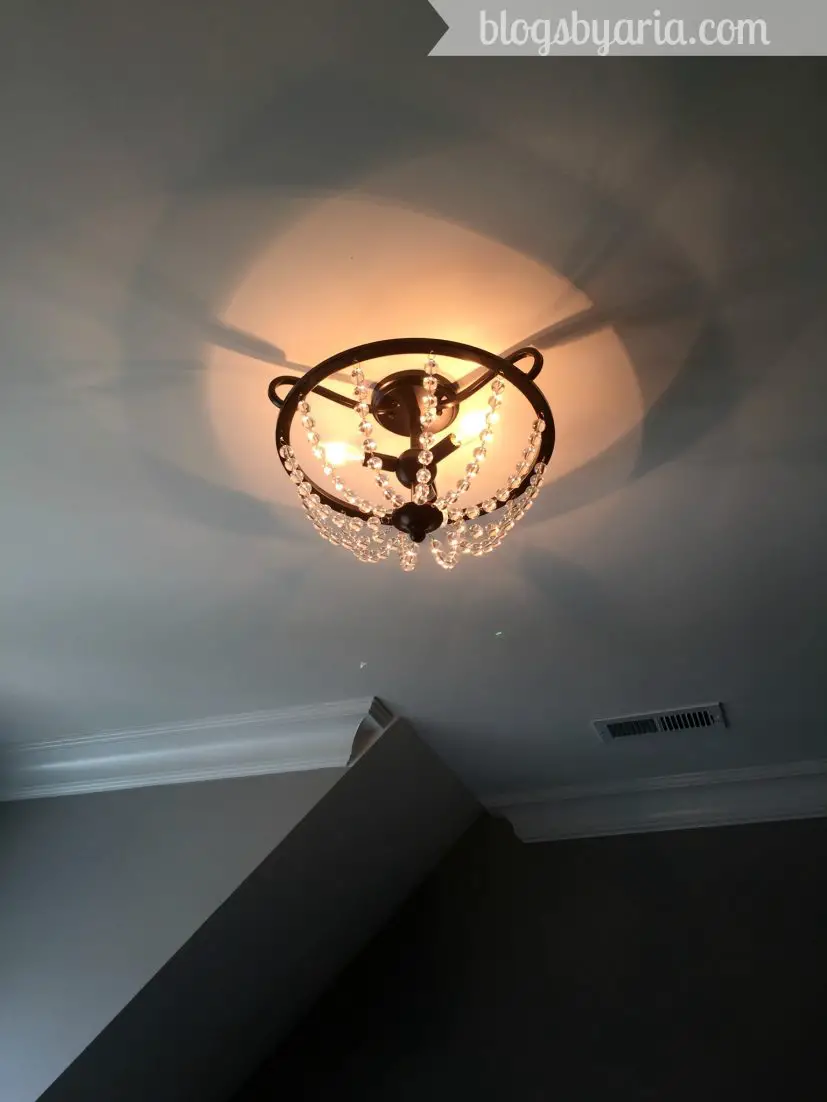 flush mount chandelier