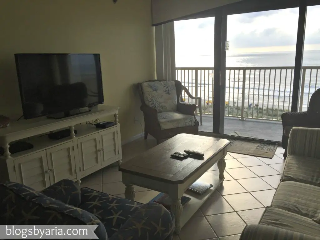 living room in beach house