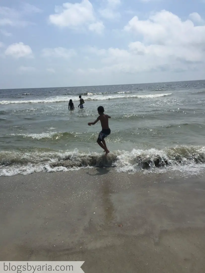 jumping the waves