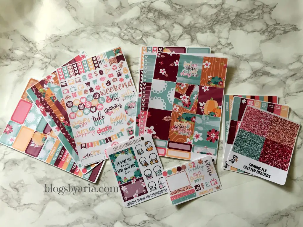 Little Miss Paperie Sparks Fly planner kit