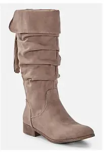 Justice Tassel Slouchy Boots