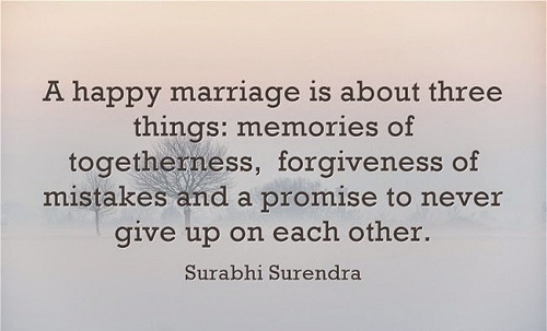 marriage quotes -- a happy marriage