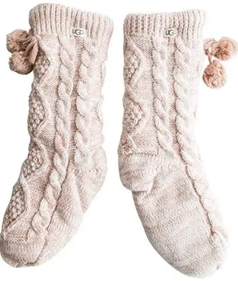 UGG Pom Fleece Lined Socks