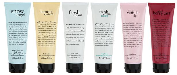 Philosophy Delicious Skin for all 6 piece lotion collection Hostess Gift Guide