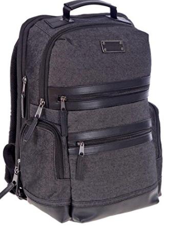 Gift Guide for Him | Renwick Treated Canvas & Leather anti-theft Business Backpack