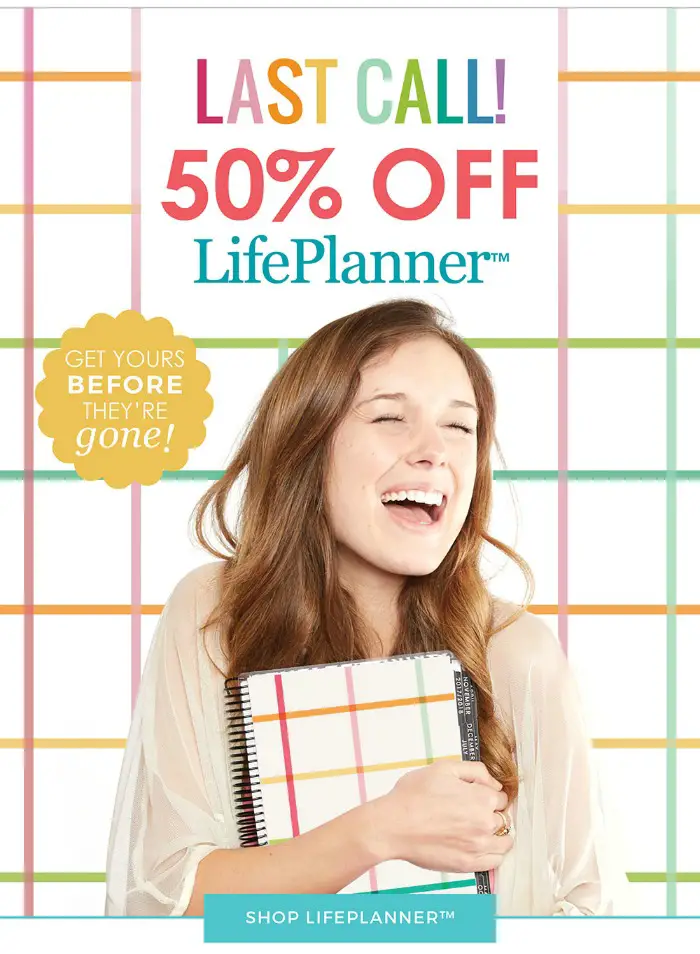 Get 40% off your Erin Condren Life Planner NOW!!