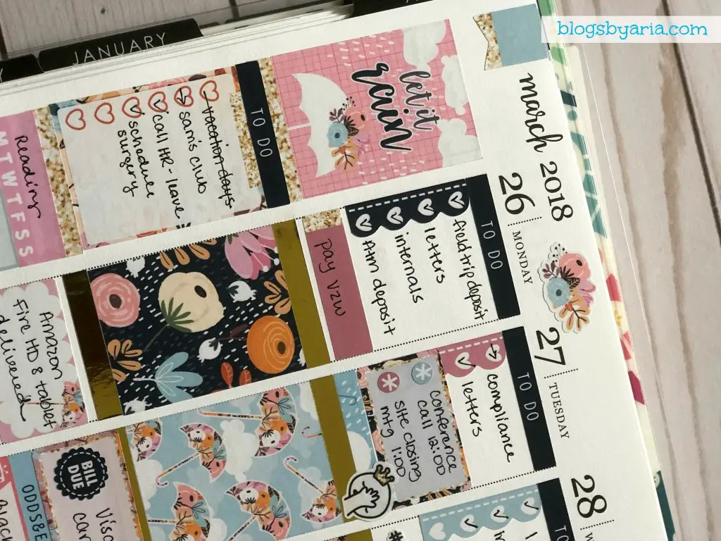 Making your planner pretty