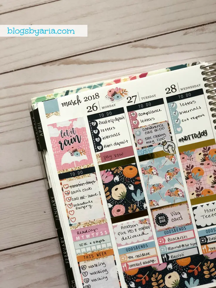 Making your planner pretty and functional