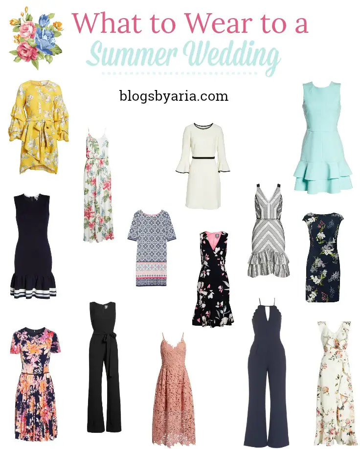 What to wear to a summer wedding