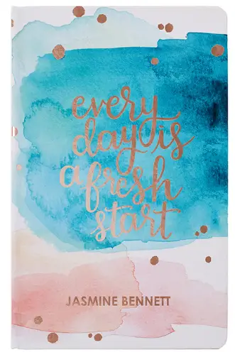 Erin Condren Watercolor Splash Dot Grid Hardbound Notebook