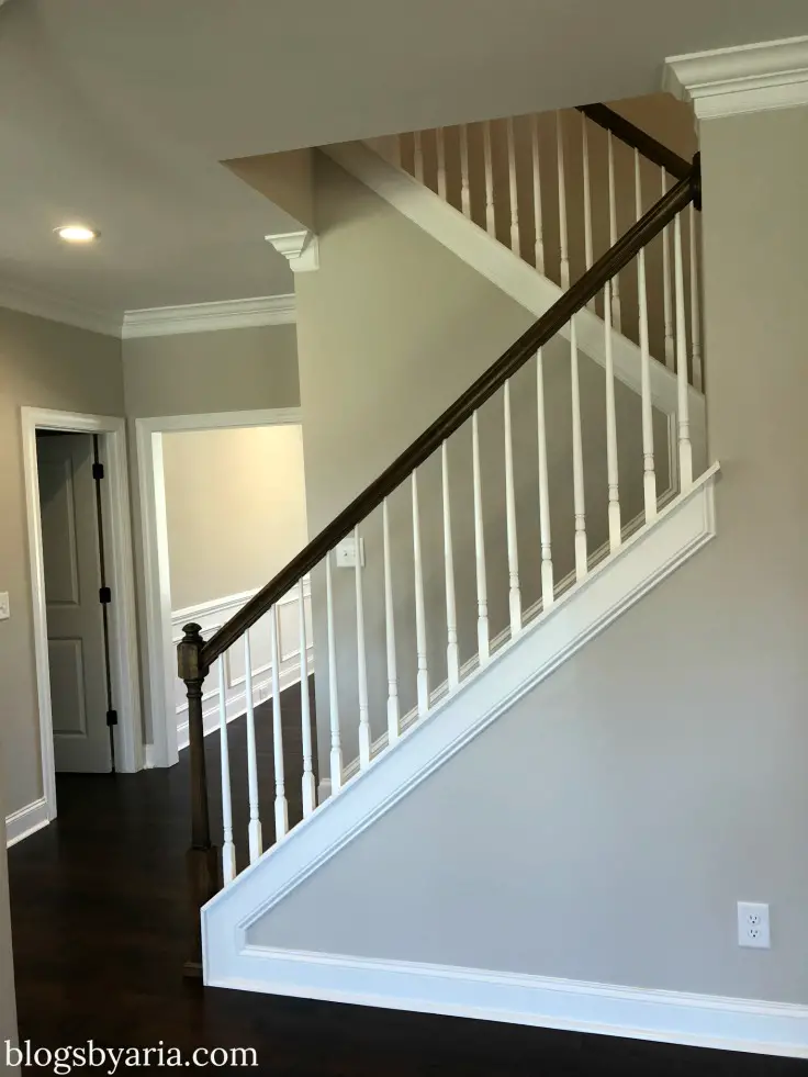 traditional house tour stairs