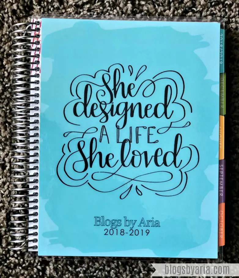 She Designed a Life She Loved Erin Condren Deluxe Monthly Planner