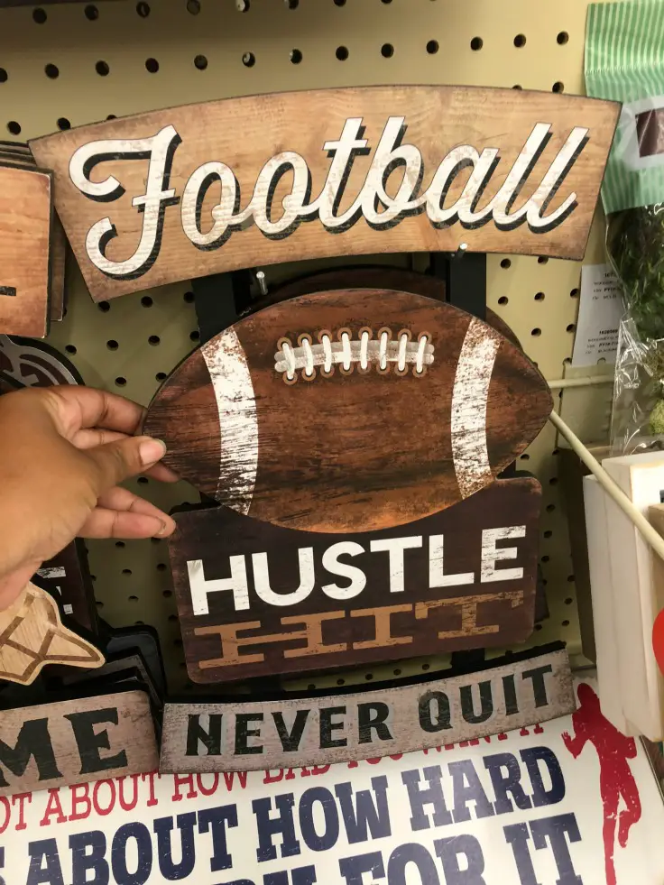 Hustle Hit Never Quit Wood Wall art