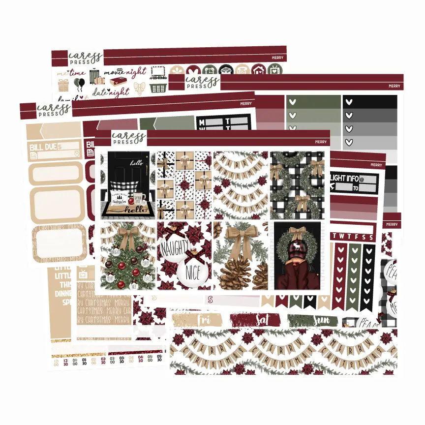 Caress Press Merry Planner Kit