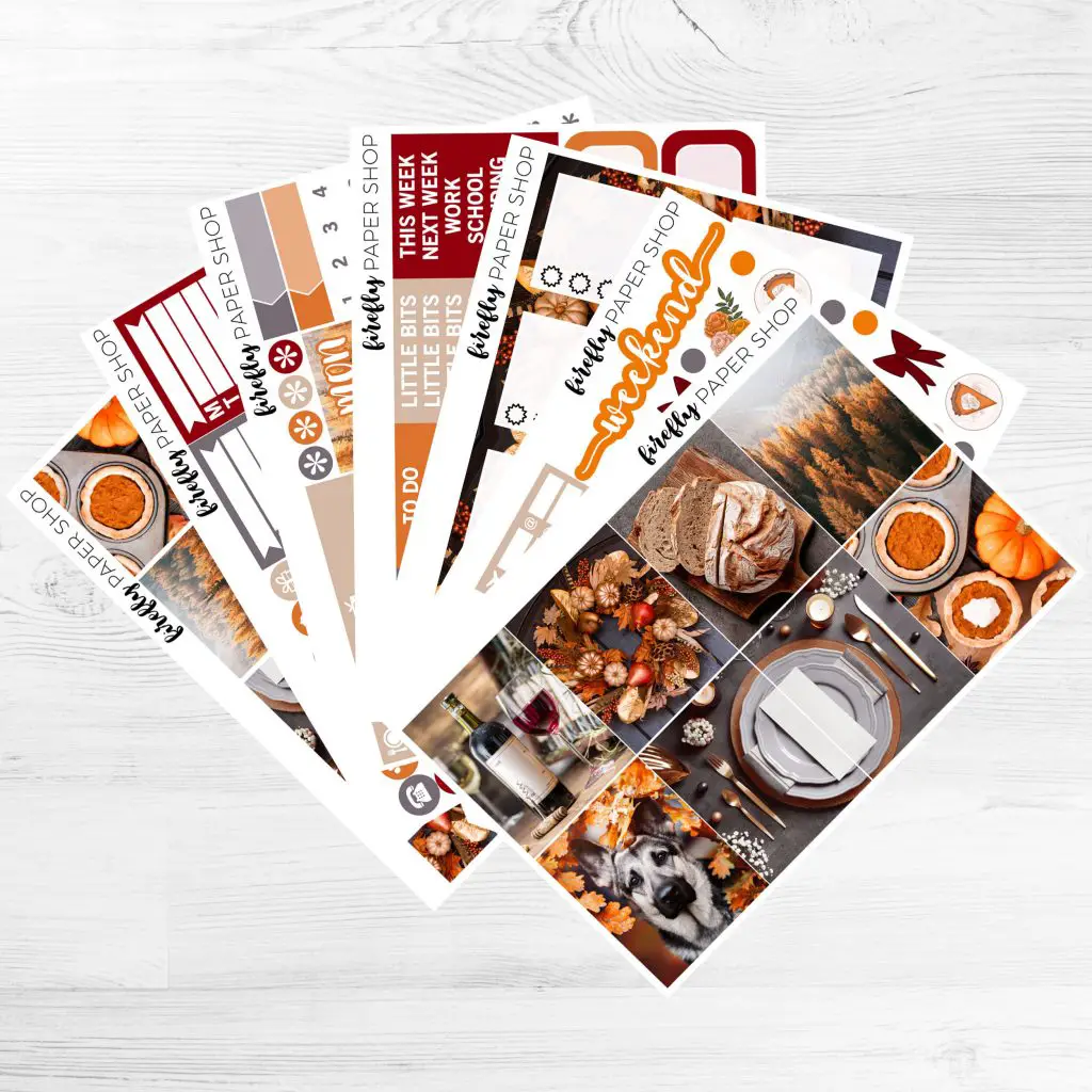 Firefly Paper Shop Give Thanks Planner Kit