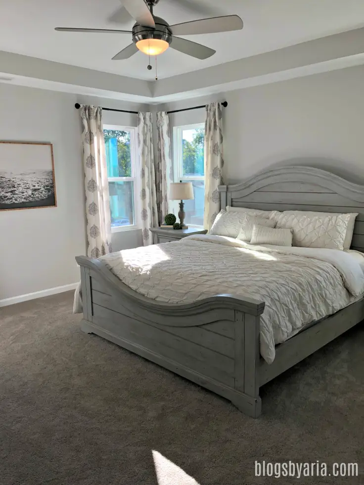 farmhouse inspired master bedroom