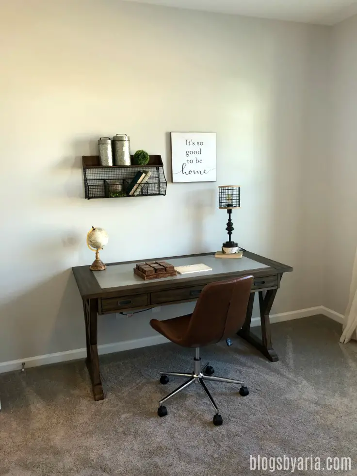 farmhouse desk and study area