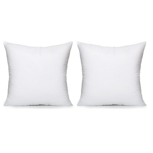 Acanva Hypoallergenic Pillow Insert Duo