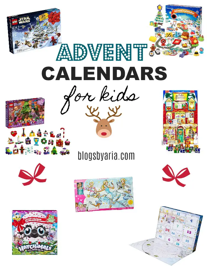 Advent Calendars for kids with their favorite characters and toys