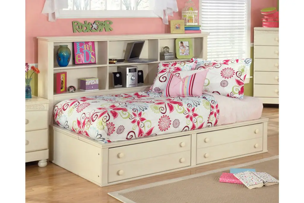 Cottage Retreat Twin Bookcase Bed