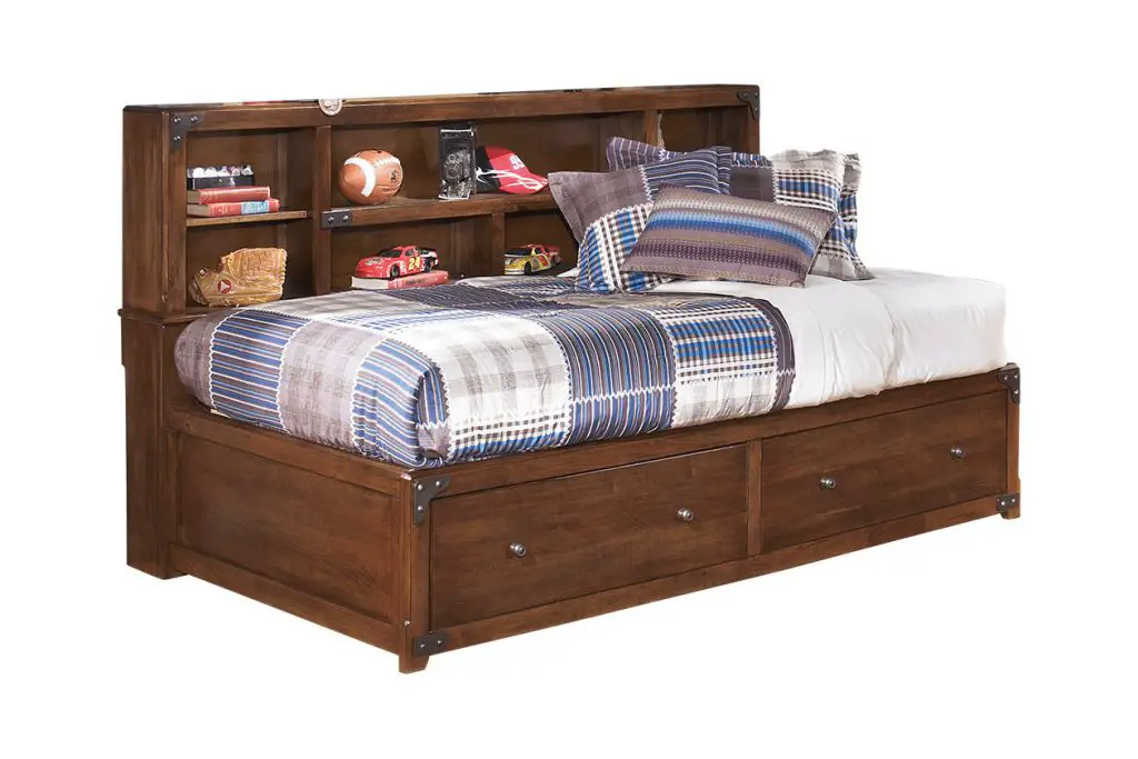 Delburne Twin Bookcase Bed