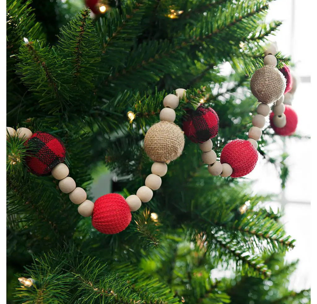 Switching out your garland is a quick and inexpensive way to update the look of your tree while staying on budget