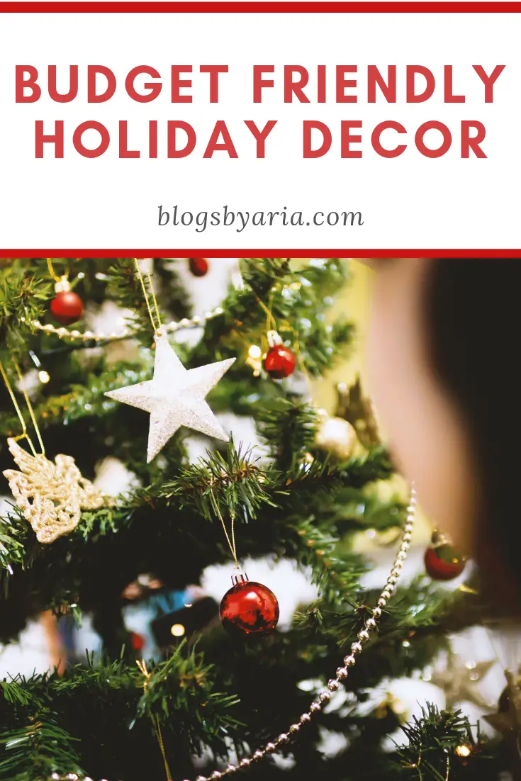 budget friendly holiday decor