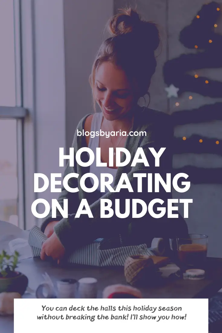 holiday decorating on a budget