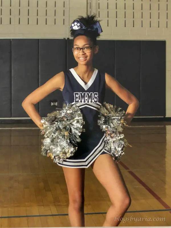 Brianna my cheerleader