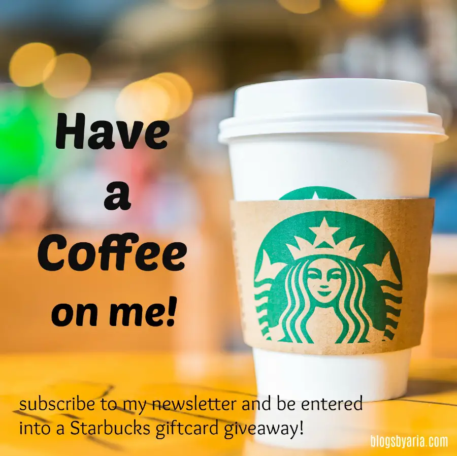 Have a coffee on me! #starbucks #giveaway