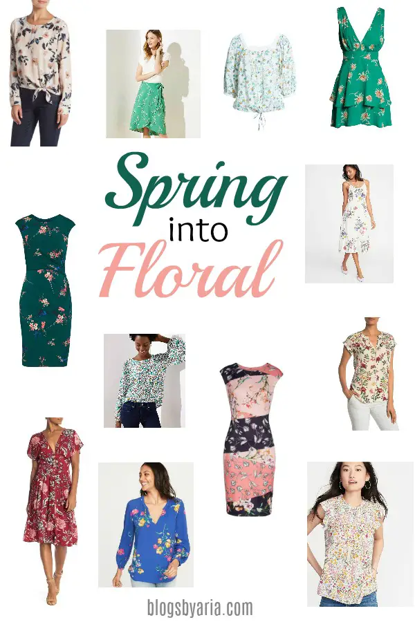 It's officially Spring! And Spring means bring on the florals!! I've rounded up a few cute floral looks to usher in Spring! #springfashion