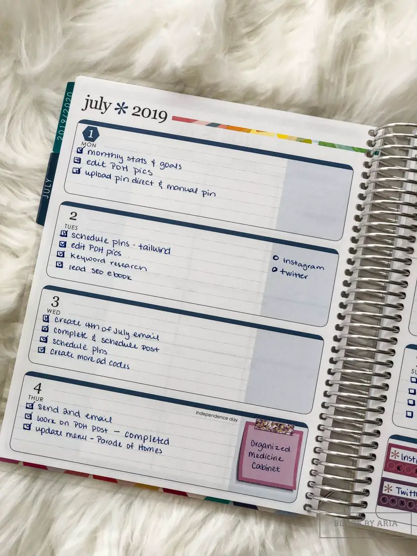 how I'm using my Erin Condren Horizontal Life Planner