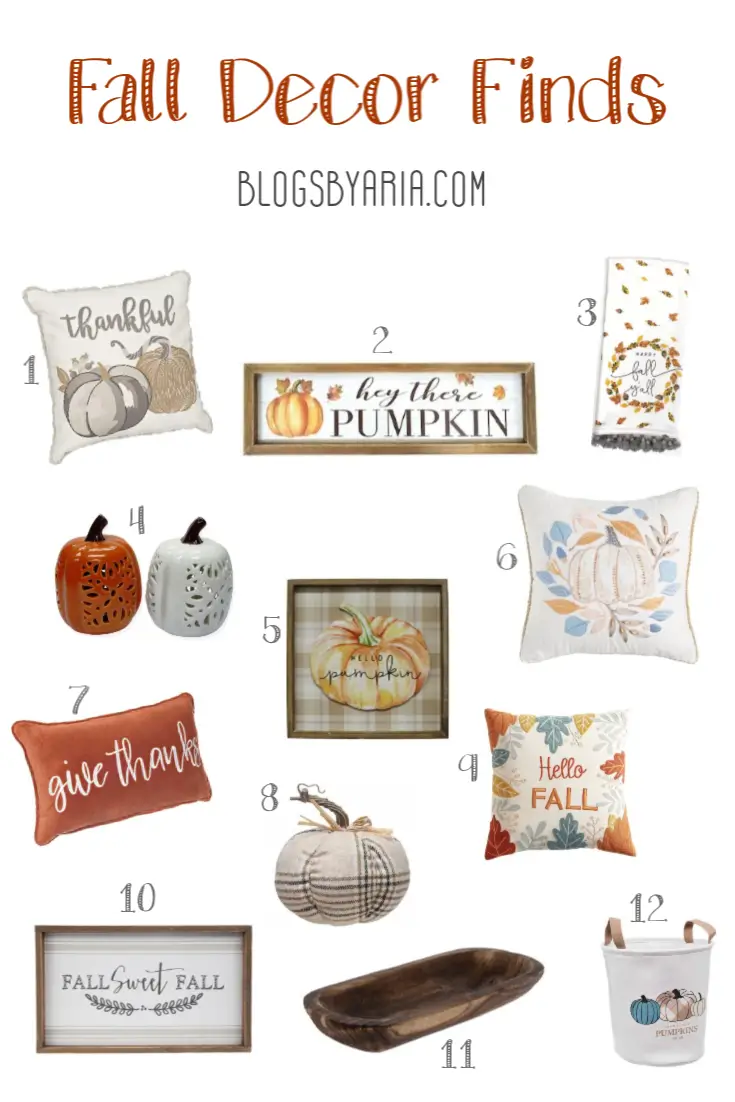 Fall Decor Finds