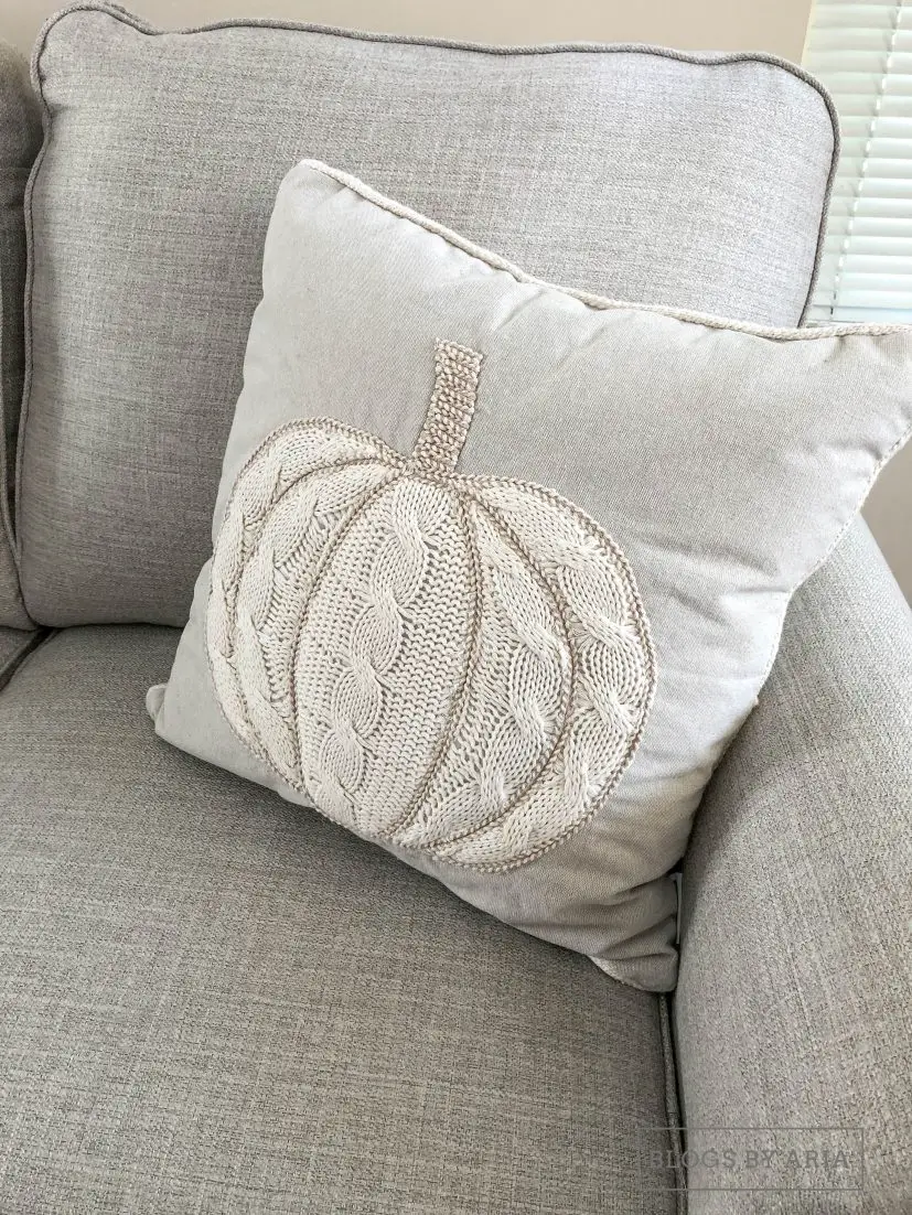 Sweater Pumpkin Pillow
