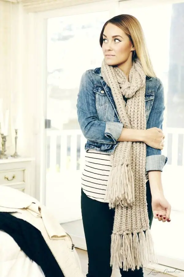 Lauren Conrad shows how to wear layers for fall