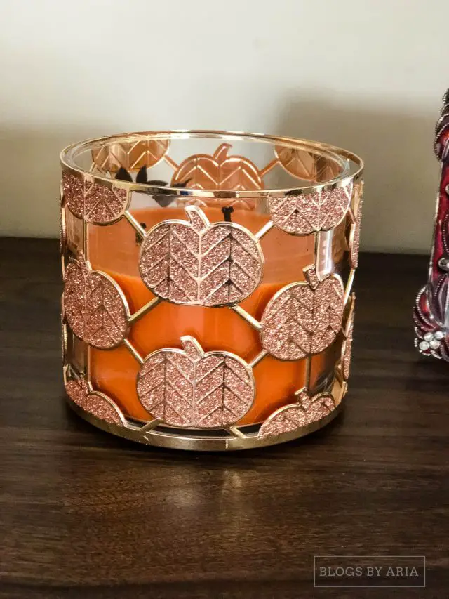 fall pumpkin scented candles are a must have to make your home feel cozy for fall