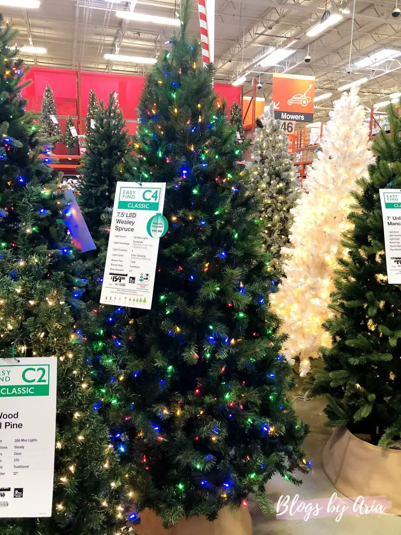 shopping for a budget friendly Christmas tree