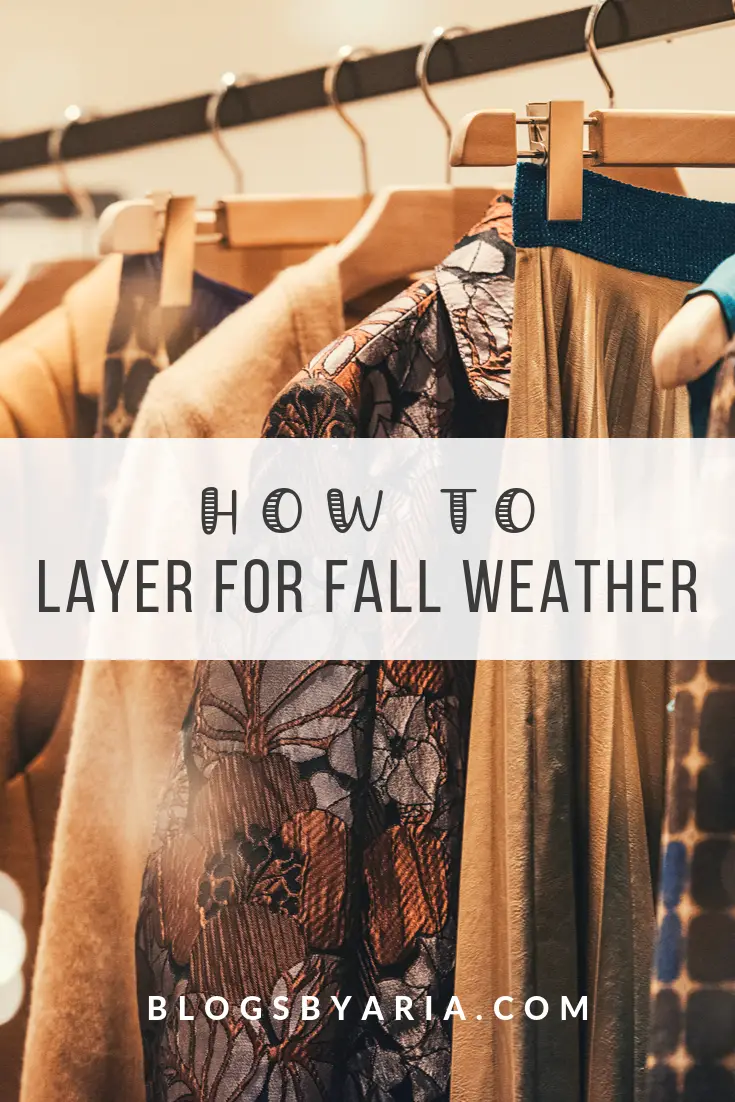 how to layer for fall weather