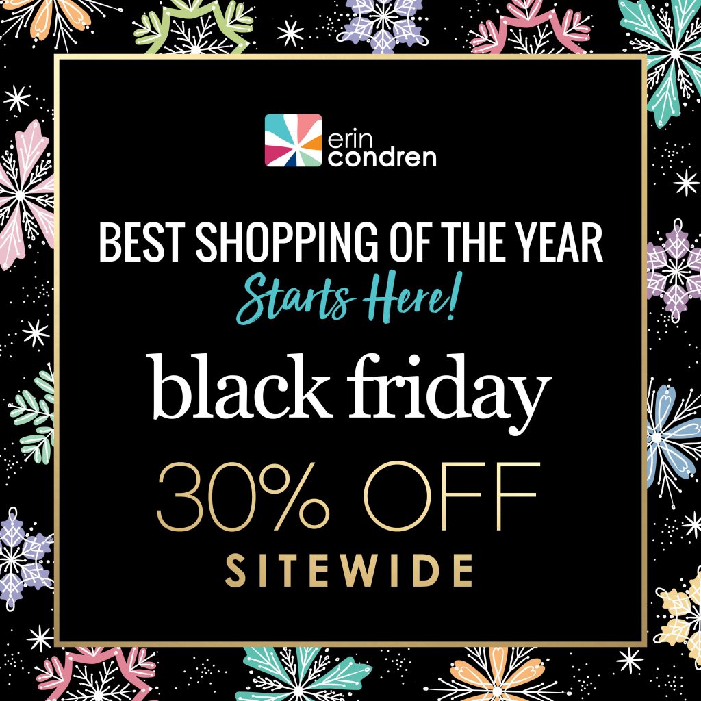 Erin Condren Black Friday Sale