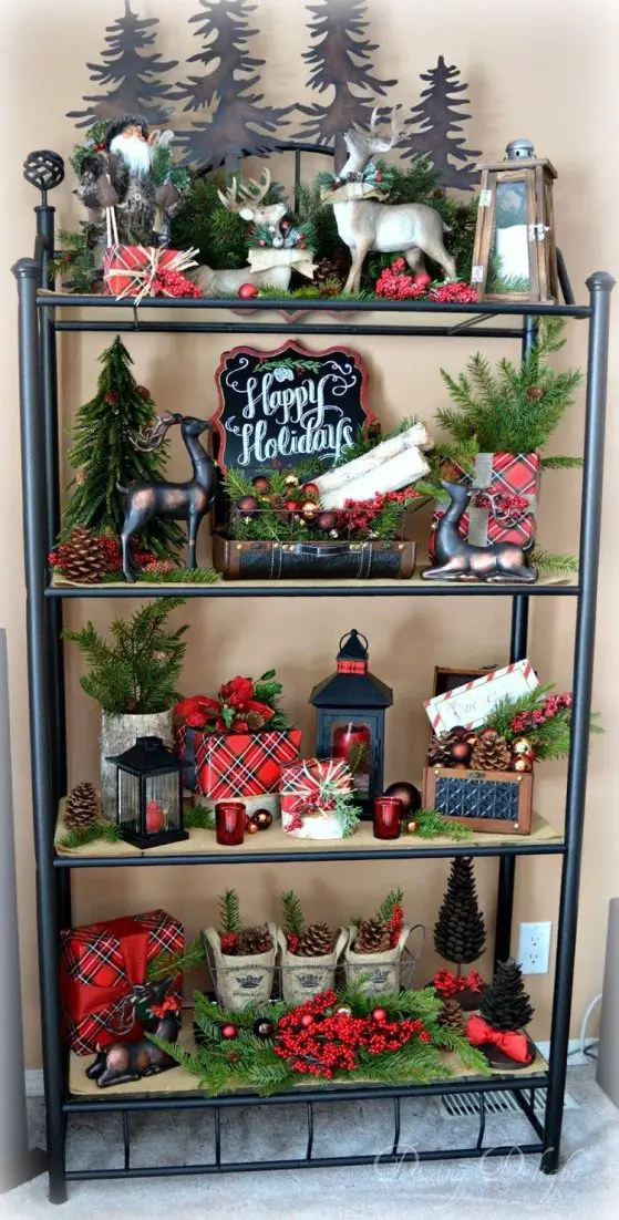 Christmas Etagere