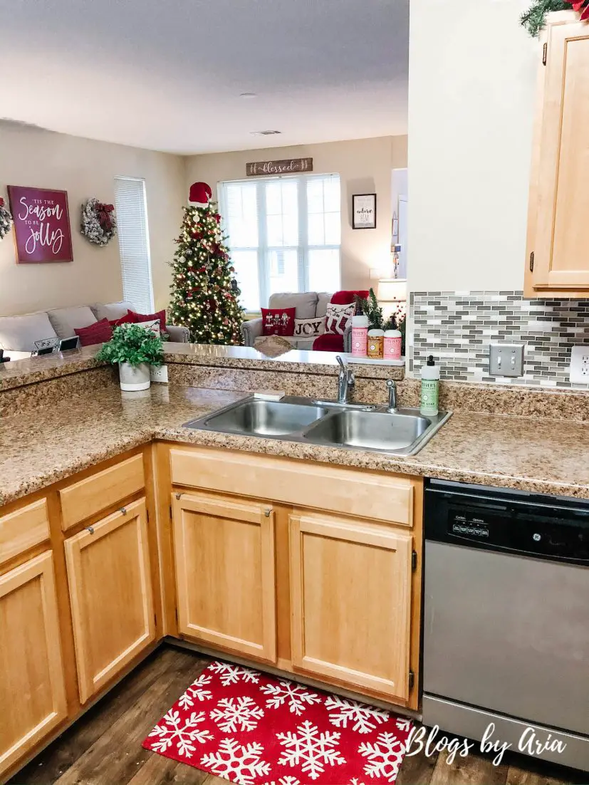 Christmas kitchen views