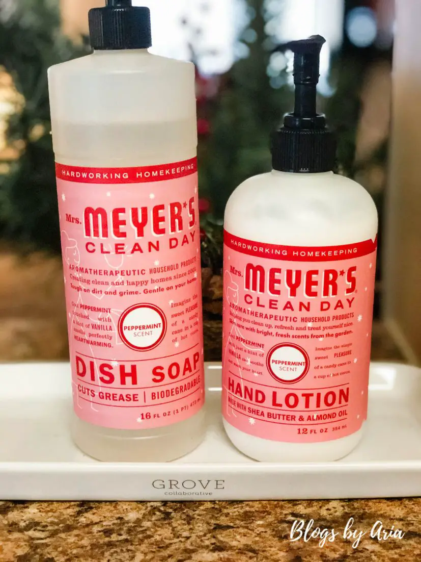 Mrs Meyer's Peppermint dish soap